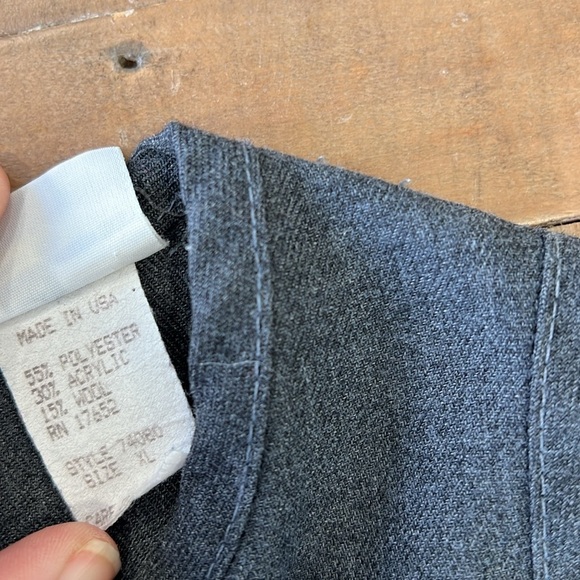 Florence Eiseman gray floral jumper dress - Picture 4 of 8